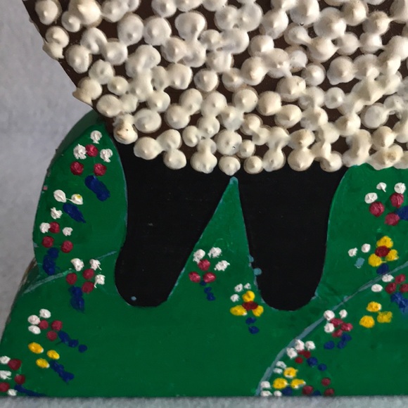 Wooden Lamb Doorstop Neiman Marcus Easter - Picture 4 of 8